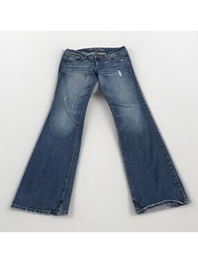 Women’s American Eagle Favorite Boyfriend Medium Wash Bootcut Jeans Size 8 Long